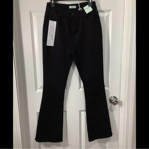 Stylish Black Flare Jeans boot cut size 13 Junior. waist 14” inch width.  NWT.
